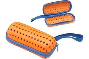 PORUPAEL Etui na gogle pływackie na gogle pływackie, okulary przeciwsłoneczne, piankowe etui ochronne na okulary EVA, pływające etui na okulary - nie zatopi się pod wodą