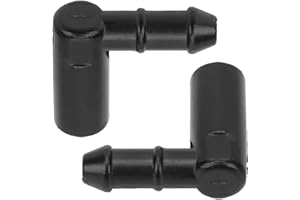 Alriedy Lot de 2 raccords de tuyau de lave-glace compatibles avec 13171805, 13257350, 1452941 pour Vauxhall Vastra H, Corsa D, Zafira B, (seul l'étanchéité préalable est garantie)