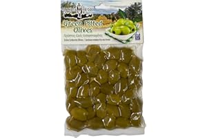 Candia Crop Greek Green Pitted Olives, Pack of 5 x 200g (Total: 1 kg)