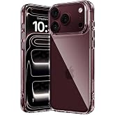 Minesk iPhone 17 PRO/18 PRO ile Uyumlu Crystal Clear (Ultra Şeffaf Silikon) Kılıf Arkası Sert Polikarbonat Kenarları Yumuşak 