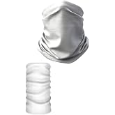 e taktik Multifunctional One Colour White Seamless Knitting UV+ Neckerwear Face Mask Headband Bandana Do Rag Hairband