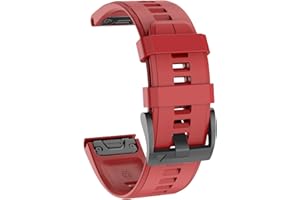 ISABAKE Correa para Garmin Fenix 6/Fenix 6 Pro/Fenix 5/Fenix 5 Plus, Quickfit 22mm Pulseras de Repuesto para Forerunner 935/945, Approach S60