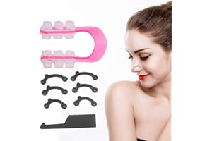 BETUED Naso invisibile Shaper, Naso Shaper Clip, Naso in alto Strumento Naso in alto Naso invisibile Shaper Shaping Lifting Straightening Clip Bridge Beauty Enhancer per Wide Crooked