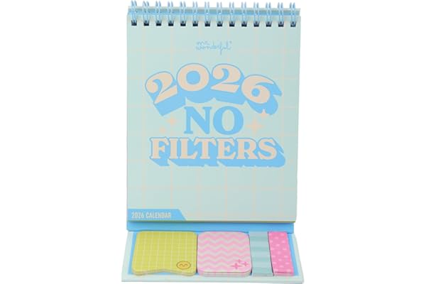 Mr Wonderful - Calendario de sobremesa pequeño 2026 - No filters