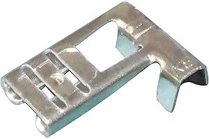 Aerzetix - C54384 - Lot de 100 cosses électriques plates coudée 90° angle 6,3 mm