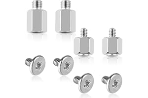 FAVSON PC M.2 Screw Kit, 8PCS Mounting Motherboard Screw Kit, Computer Screw Set Flat Head Screws Compatible with ASUS Samsung Motherboard etc