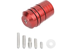 HOHOVYVY Archery Stabiliser Weights Set Balance Bar Accessories for Compound and Recurve Bows (Red)