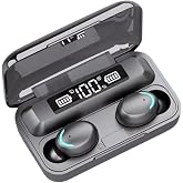 سماعات بلوتوث سماعات الأذن Powerbank Dual Microphone Touch سماعات الأذن اللاسلكية F9 Pro