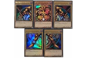 HEART FOR CARDS Lot de Cartes Les 5 Parties d'Exodia l'Interdit Complet : LDK22-FRY04 /5/6/7/8 + 1x Heartforcards Toploader