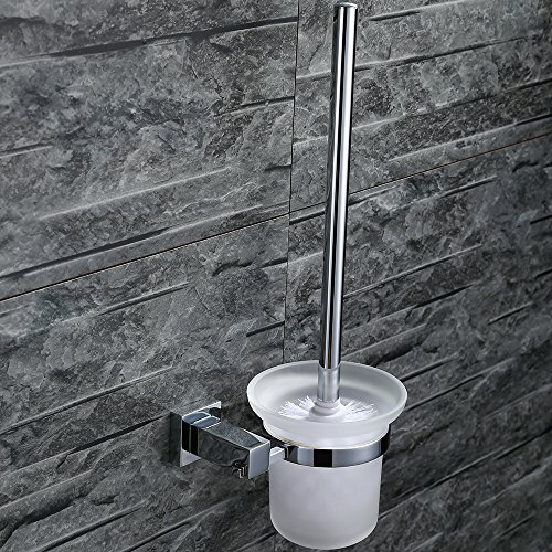 Homelody Toilettenbürste Bürstengarnitur Bürste Halter WC-Bürste Klobürste-Set WC-Garnitur,Toilettengarnitur Toilettenbürstengarnitur zur Wandmontage