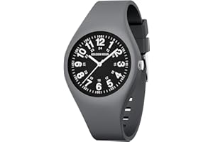 GOLDEN HOUR Orologi Unisex Analogici Sportivi Impermeabili per Infermieri Medici Professionisti, Studenti – Quadrante Luminoso di Facile Lettura, Cinturino in Silicone Gelatina