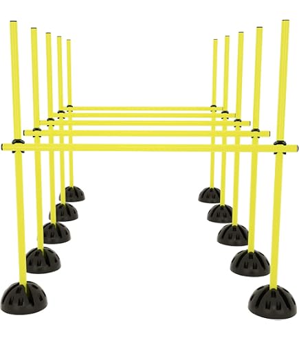 Kit Cônes Sport Kit Obstacles RHINOS Sports - 8 Cônes Bleus 4 Barres