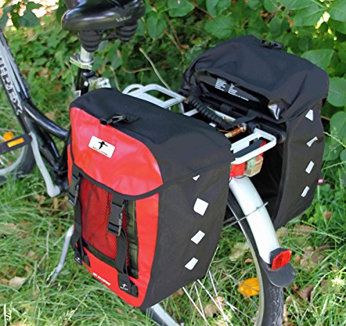 2x Red Loon Pro Packtasche Fahrradtasche Gepäckträgertasche LKW-Plane wasserdicht - 6