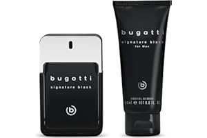 BUGATTI Grehge ft Set Signature Black Man Eau de Toilette 100 ml + gel doccia 200 ml