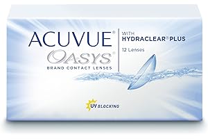 ACUVUE® OASYS with HYDRACLEAR® PLUS - Reemplazo Quincenal - protección UV - 12 lentes