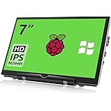 HAMTYSAN 7 Pouces Raspberry Pi écran Mini Moniteur 800x480 IPS Petit écran HDMI pour Raspberry Pi 400/4 / 3/2 / Zero/B/B + Je