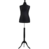Ktaxon Black Female Mannequin Torso Dress Form Display W/ Black Tripod - View #10
