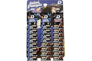 LOVE PUB SNACKS Big D Mixed Peanuts, 24 Packs of 50g, 12 Salted and 12 Dry Roasted