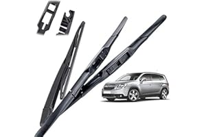 SOLBUM Windschutzscheiben-Scheibenwischerblätter, für Chevrolet, für Orlando 2011–2018, vorne und hinten, Scheibenwischer, 2012, 2013, 2014, 2015, 2016, 2017