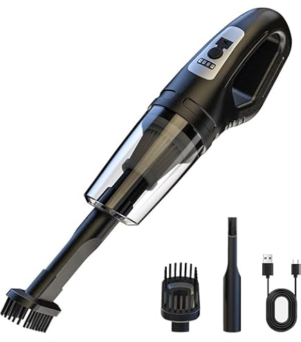 Handstaubsauger Mit 5500 Pa Saugkraft – Kabellos & 4-in-1 Für Auto, Haushalt & Haustierhaare