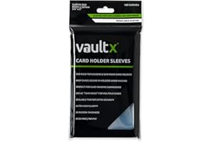 Koszulki ochronne Vault X do kart kolekcjonerskich, worki typu Team Bag na toploadery i półsztywne etui, miękkie, o wysokiej przejrzystości, do gier kolekcjonerskich, TCG (opakowanie 100 szt.)