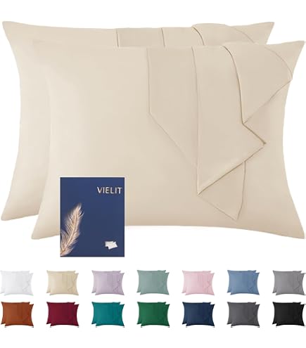 Schlafgut Easy Jersey taie d'oreiller 60x80 cm, Fait avec 100% Coton Super Doux, Fermeture éclair cachée, Ultra Doux et Respirant, certifié Oeko-Tex, Purple Mid