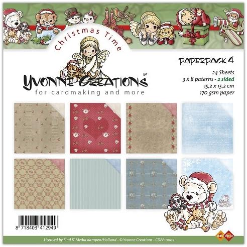 Card Deco Yvonne Creations-Paperpack 4