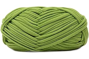 Benoon Pelote de fil à tricoter doux et épais pour loisirs créatifs, 100 g, couverture, pull, écharpe, crochet fait à la main, vert mousse