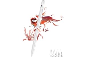 DOGAIN Stylus Pen for iPad 10th&a16 - Fast Charge for iPad Pencil Palm Rejection Active Pen Compatible with (2018-2025) Apple iPad 6/7/8/9/10/11(A16), Pro 11"/12.9"/M4, Mini 5/6, Air 3/4/5/M2/M3 (White)