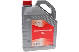 idovy ® - Aceite especial para Máquinas de Coser. Lubricante incoloro. (5 Litros)