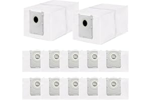 KOYIEIOO 12 Sacchetti Compatibili con Ecovacs Deebot T50/T50 PRO/T50 MAX PRO/T30C PRO/T80/X8/X8 PRO/X9 PRO OMNI Aspirapolvere, 3,5 L Sacchetto di Ricambio Grande Capacità