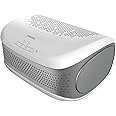 HoMedics Desktop Air Purifier with True HEPA & Carbon Filters, Compact Purifiers Filtration, Removes Allergens, Pet Dander, Smoke, Cooking, Mould Spores & Germs, Ionizer Releases Negative Ions