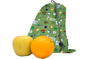 NERTHUS FIH 1351 Bolsas Comida Infantiles ecológica, Adaptable, facil de Limpiar y Apta para Lavadora