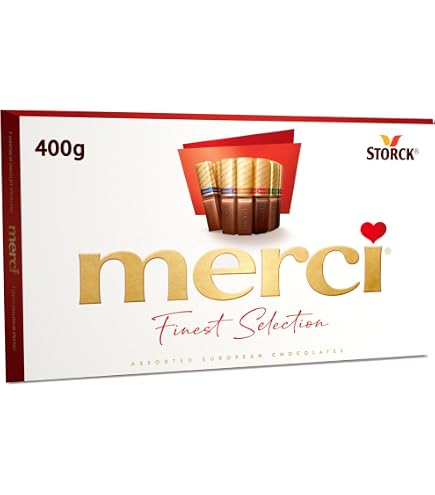 merci　7 Storck Merci 7 Assorted Mint Chocolates, 250g - Pack of 1 : Buy