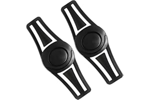 Kaslaider 2 Pièces Clip de Sécurité pour Ceinture de Sécurité Enfant, Boucle de Protection de Siège Auto Enfants, Attache Ceinture Siege Auto Bébé, Chest Clip Sécurité Bébé pour Siège Auto, Noir