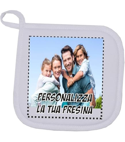 Set Guanto E Presine Da Cucina Personalizzato - Tricot Cafè