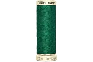 PLUSH ADDICT Gutermann Sew-All General Purpose Polyester Thread for Hand or Machine Sewing, Embroidery and Stitching - Colour 402-1 x 100m Spool