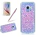 Produktbild Girlyard Silikon Glitzer Hülle für Galaxy S9, Luxus Variable Farbe Pailletten Muster Shinning Case Weiche TPU Bling Backcover Ultra Dünn Flexibel Rubber Etui und Anti Rutsch Kratzfeste Schutzhülle für Samsung Galaxy S9 - Rosa