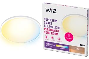 WiZ SuperSlim Ceiling - Tunable White Takplafond, 16W, Vit, 2700-6500 kelvin, dimbar i kallvitt till varmvitt