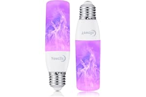 Yewclls Flame Light Bulb E27 Flame Effect Light, Flickering Light Effect 3.5 W LED Outdoor Light Flickering Light for Halloween Home Garden Bar Party Wedding Restaurant Valentine's Day Decoration