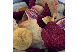 NULTHY - Chips de Légumes 450gr - Snack Croquant et Sain - Sans Gluten, Sans Gras Trans et Sans Conservateur - Patate Douce Violette, Banane, Carotte Blanche, Manioc, Betterave