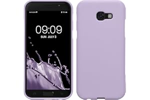 kwmobile Funda para Samsung Galaxy A5 (2017) Carcasa - Ultrafina de TPU y Silicona con Bordes elevados anticaídas - Lila
