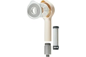 Hello Klean Purifying Shower Head Refill Cartridges - Filters to Remove Unwanted Metals, Chlorine & Impurities Found in Shower Water - Includes 1x Headpiece Cartridge & 1x Handle Cartridge
