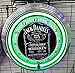 Produktbild NEONUHR NEON CLOCK JACK DANIEL´S BOTTLE SIGN WALLCLOCK GREEN NEON RIM! WANDUHR BELEUCHTET MIT GRÜNEN NEON RING!
