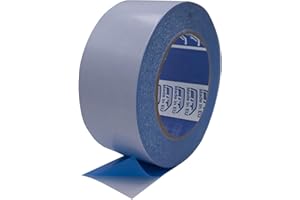 ACIT Zdejmowana dwustronna taśma klejąca do wykładzin dywanowych, dywanów i innych mocowań, 50 mm x 50 m