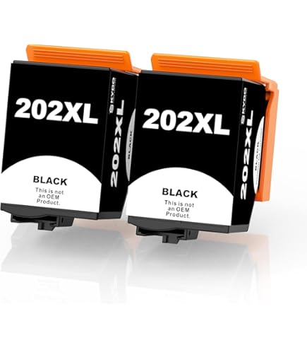 Icartouche 6 Cartouches D'encre Compatible Pour Epson 202XL 202 XL Kiwi (2BK / 1PBK / 1C / 1M / 1Y) Expression Premium XP-6000 XP-6005 XP-6100 XP- 6105