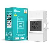 SONOFF THR320D 20A Akıllı Sıcaklık ve Nem İzleme Anahtarı, Alexa, Google Home, RJ9 4P4C Aray&uuml;z&uuml; ile Uyumlu