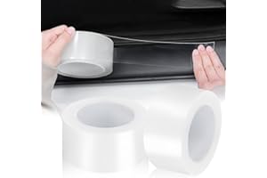 Einesin Folia ochronna do lakieru samochodowego, 5 cm x 10 m, ochrona krawędzi, przezroczysta, samoprzylepna, uniwersalna folia ochronna do lakieru do samochodu, roweru, motocykla (3)