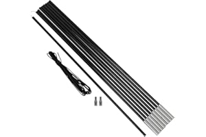 Andes Replacement Fibreglass Pole Kit Shock Corded Camping Tent Equipment