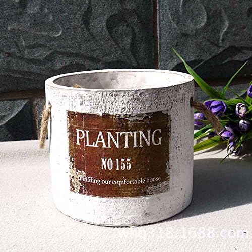 European retro creative pot succulent plants in vases clay crafts